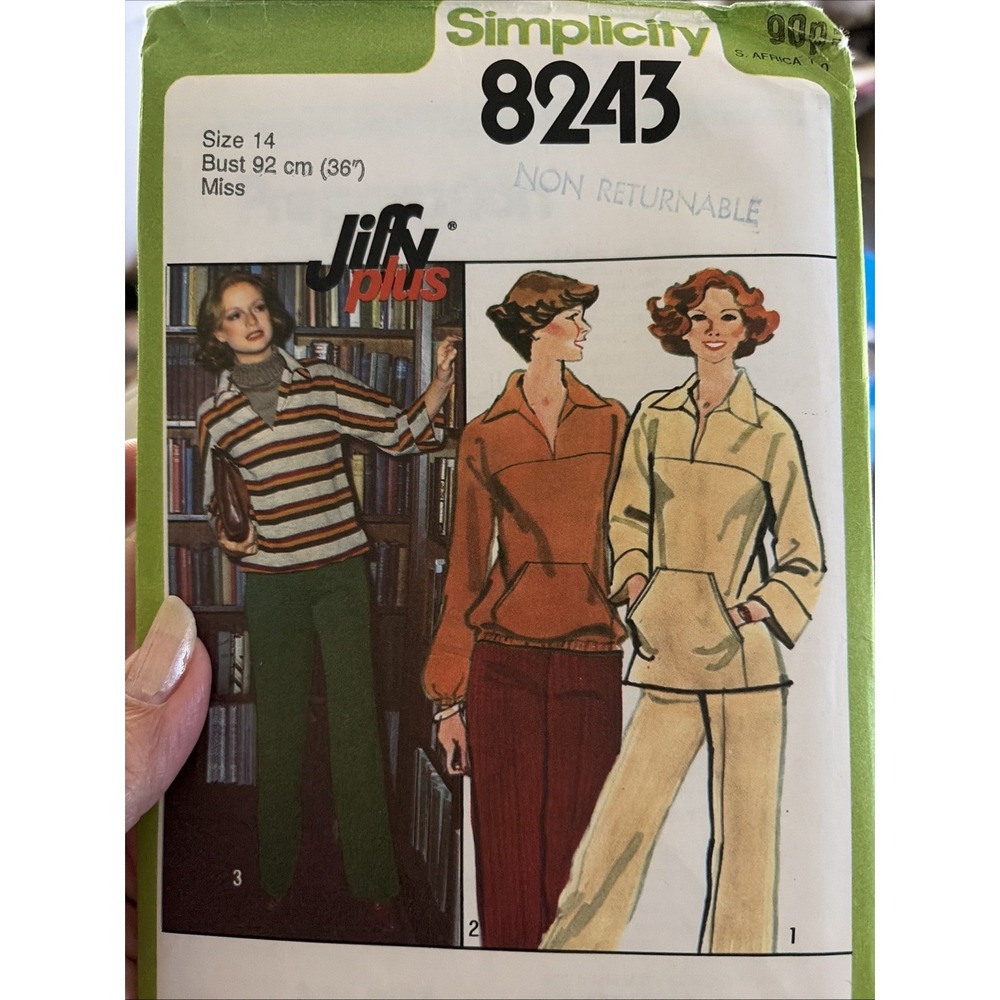 Vtg 1977 Simplicity Sewing Pattern 8243 Misses Size 14 Separates Uncut Jiffy